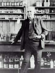 Thomas Edison in Lab