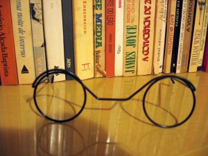 Books with Glasses