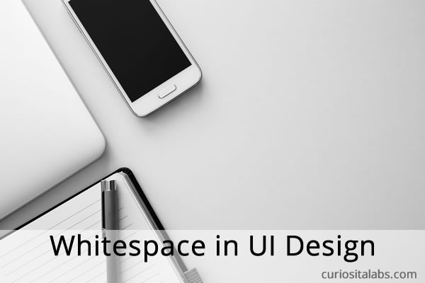 White space in UI Design