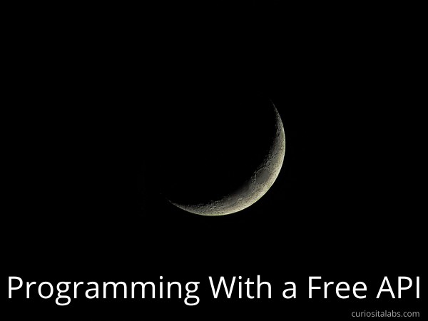 Programming with a Free API